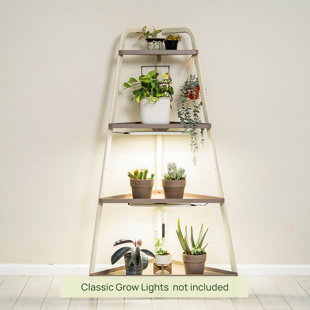 4-Tier Corner Plant Stand - Space-Saving Rack