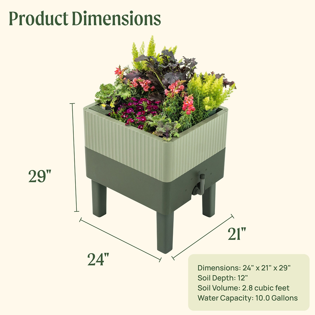 EZCube Self-Watering Planter 21