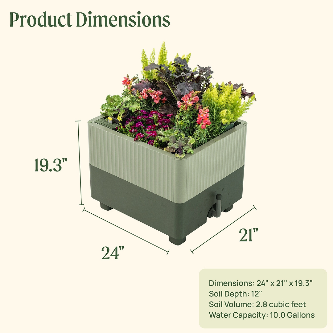 EZCube Self-Watering Planter 21