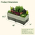 EZCube Self-Watering Planter 21" x 48" Elevated