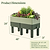 EZCube Self-Watering Planter 21" x 48" Elevated