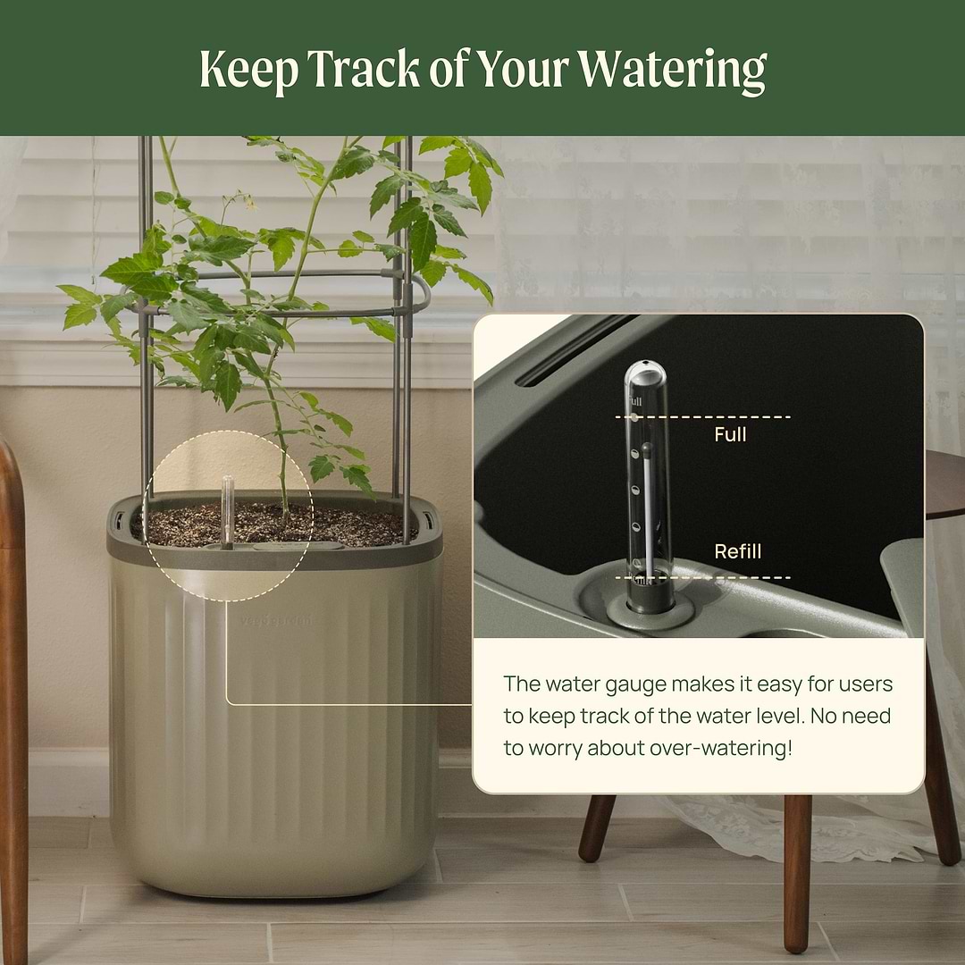 Self-Watering Rolling Tomato Planter with Trellis–Vego Garden