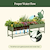 Elevated Garden Bed Jumbo Series 3X8-W | Vego Garden