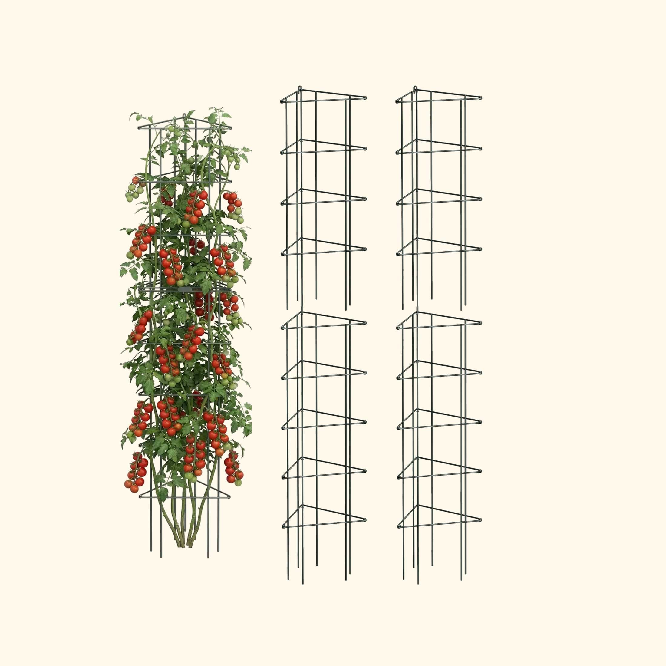 tomato cage plant trellis FlexGrow 3-Panel Tomato Cage 14.5" Triangle