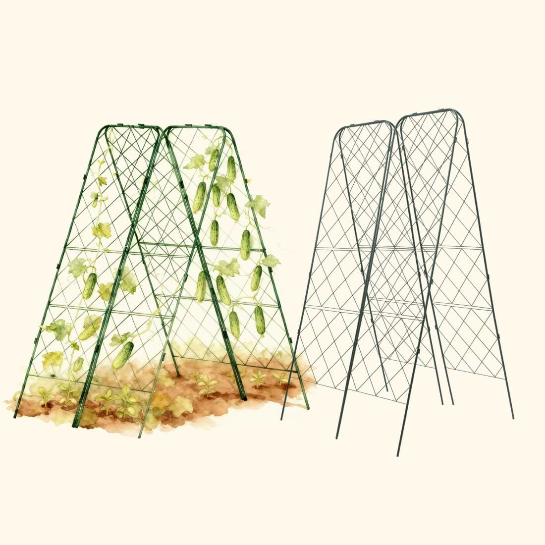 A-Frame Garden Trellis for Vegetables | Vego Garden