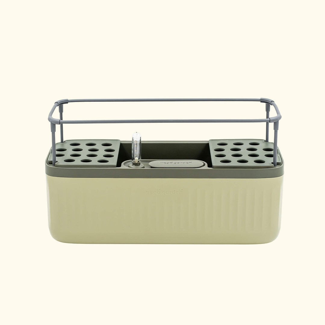 plastic herb planter box EZ Self-Watering Herb Planter with Trellis G2