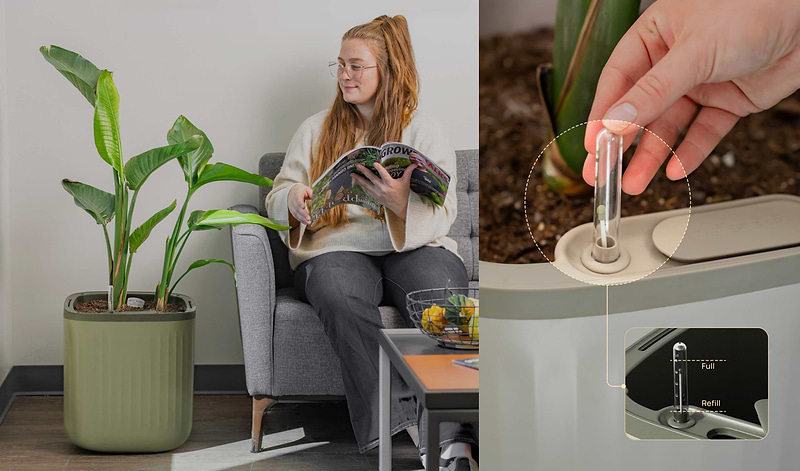 indoor/outdoor self-watering planter - room essentials EZ Self-Watering Home Planter