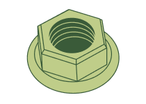 M6 SFN Standard Flange Nut