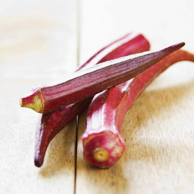 Red Burgundy Okra Seeds