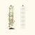 Round Obelisk Garden Trellis - 7.6 ft