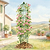 Round Obelisk Garden Trellis - 6.4 ft
