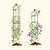 Round Obelisk Garden Trellis - 6.4 ft