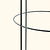 Round Obelisk Garden Trellis - 6.4 ft