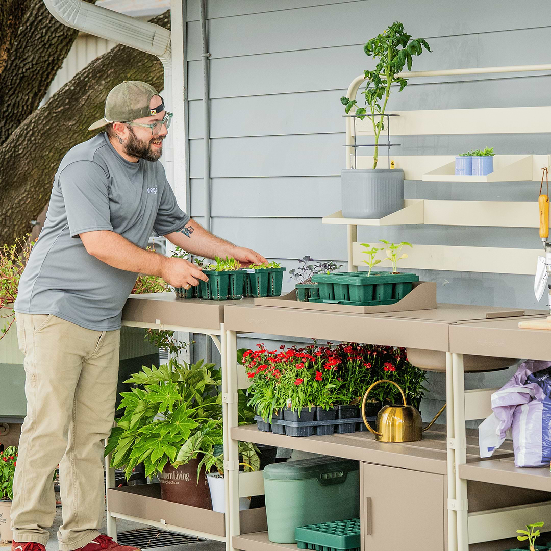 potting plant table Potting Bench with Storage