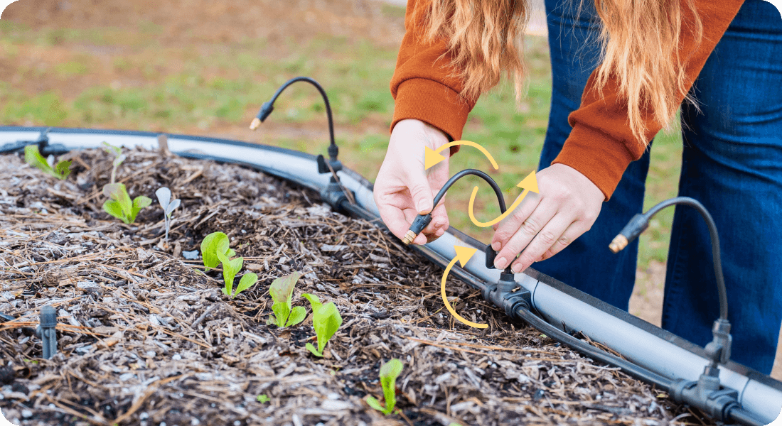 drip or spray irrigation for vegetable garden Vego Irrigation Kit | Garden Sprinkler Supplies