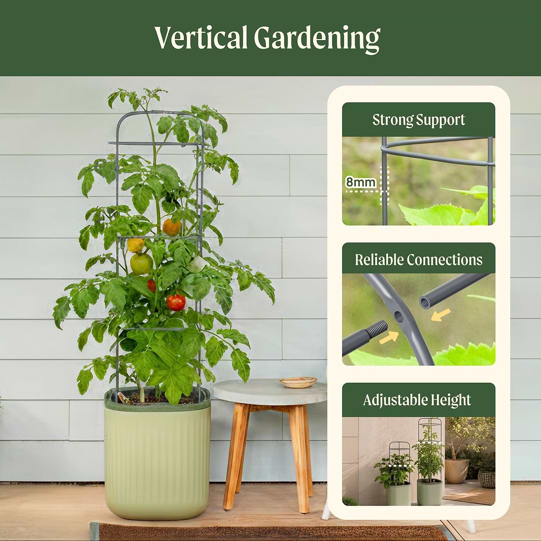 indoor tomato planter EZ Self-Watering Tomato Planter with Trellis