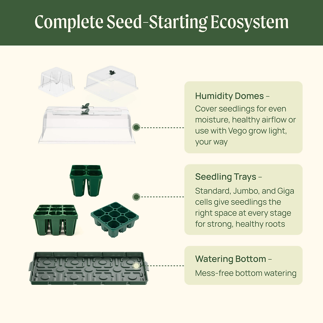 vego garden seed starting Ultimate Seed Starting Bundle
