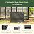 Modern Metal Compost Bin | Vego Garden