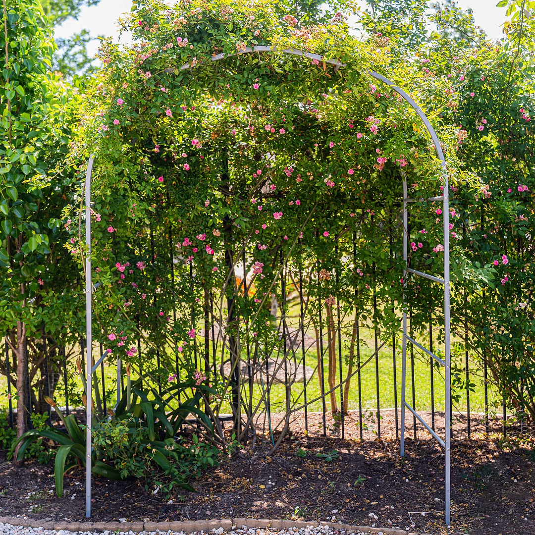 Giantex 8 Panels Cucumber Trellis, A-Frame Garden Trellis For Plant