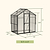 Vego Junior Victorian Greenhouse - 6.5ft Wide