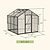 Vego Junior Victorian Greenhouse - 8.0ft Wide