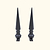 Decorative Greenhouse Finial - 2 Pack | Vego Garden