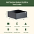 17" Tall 42 x 42" Modern Metal Raised Garden Bed |Vego Garden|Midnight Blue