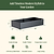 17" Tall 43" x 83" Modern Metal Raised Garden Bed |Vego Garden|Midnight Blue