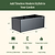 32" Extra Tall Modern 42" x 83" Metal Raised Garden Bed|Vego Garden| MidnightBlue