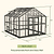 Vego Victorian Greenhouse - 10.5ft Wide
