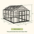 Vego Victorian Greenhouse - 10.5ft Wide