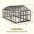 Vego Victorian Greenhouse - 10.5ft Wide