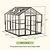 Vego Victorian Greenhouse - 8.5ft Wide