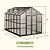 Vego Victorian Greenhouse - 8.5ft Wide