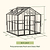 Vego Victorian Greenhouse - 8.5ft Wide