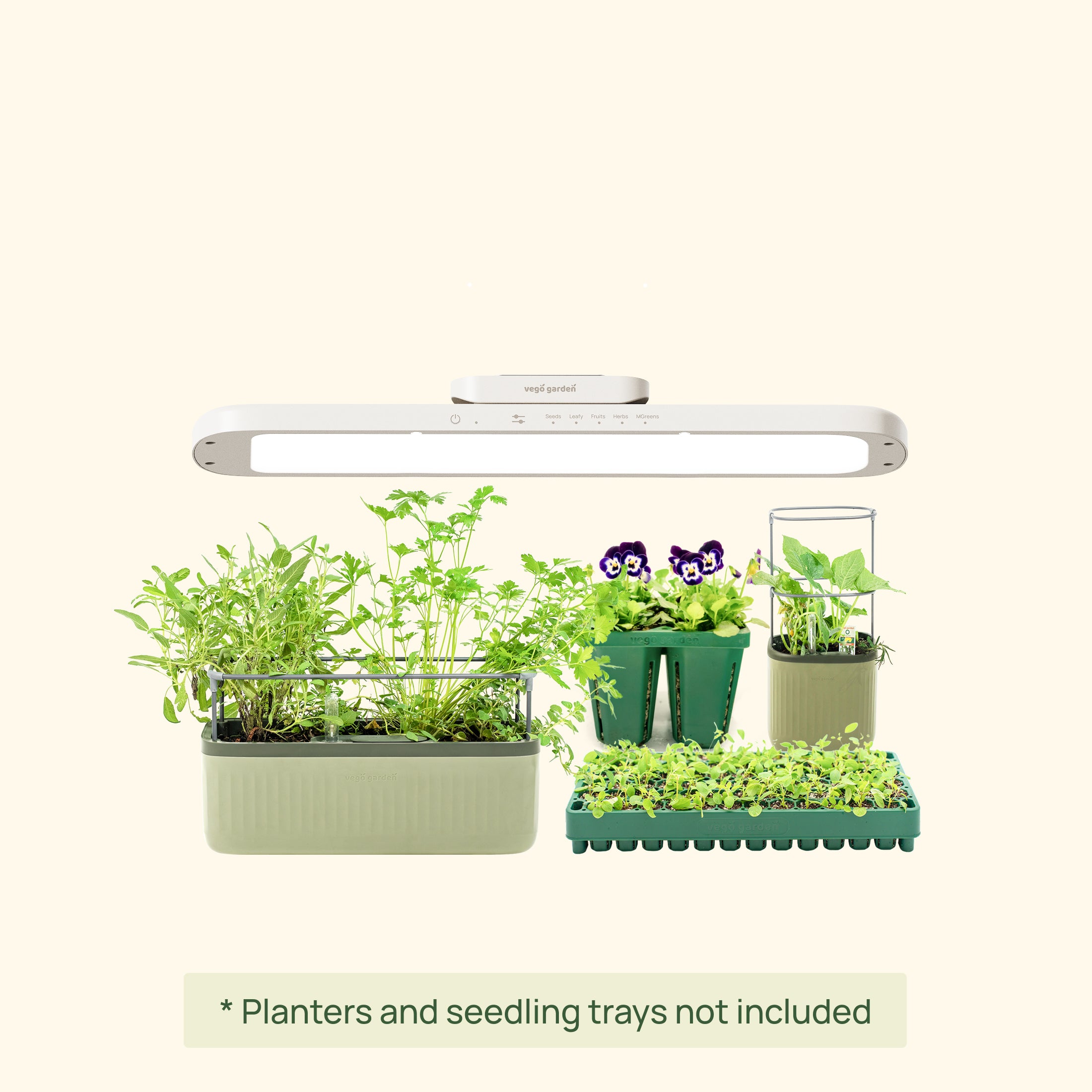 urban plant growers indoor smart garden Classic Grow Light, 2-Pack