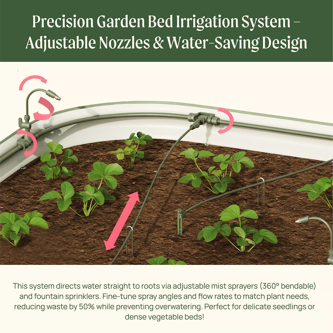 drip or spray irrigation for vegetable garden Vego Irrigation Kit | Garden Sprinkler Supplies