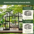 Vego Victorian Greenhouse - 10.5ft Wide