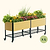 4-Pack Woodgrain Elevated Garden Bed  2.0&