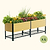 4-Pack Woodgrain Elevated Garden Bed  2.0&