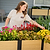 Woodgrain L Shape Metal Raised Garden Bed | Vego Garden