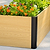 Woodgrain L Shape Metal Raised Garden Bed | Vego Garden