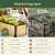 Woodgrain L Shape Metal Raised Garden Bed | Vego Garden