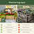 Woodgrain U Shape Metal Raised Garden Bed | Vego Garden