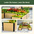 Woodgrain U Shape Metal Raised Garden Bed | Vego Garden