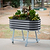 Elevated Garden bed gen2 modern gray 2x4