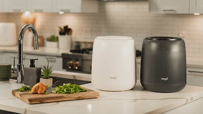 (Scratch & Dent)  Vego Kitchen Composter