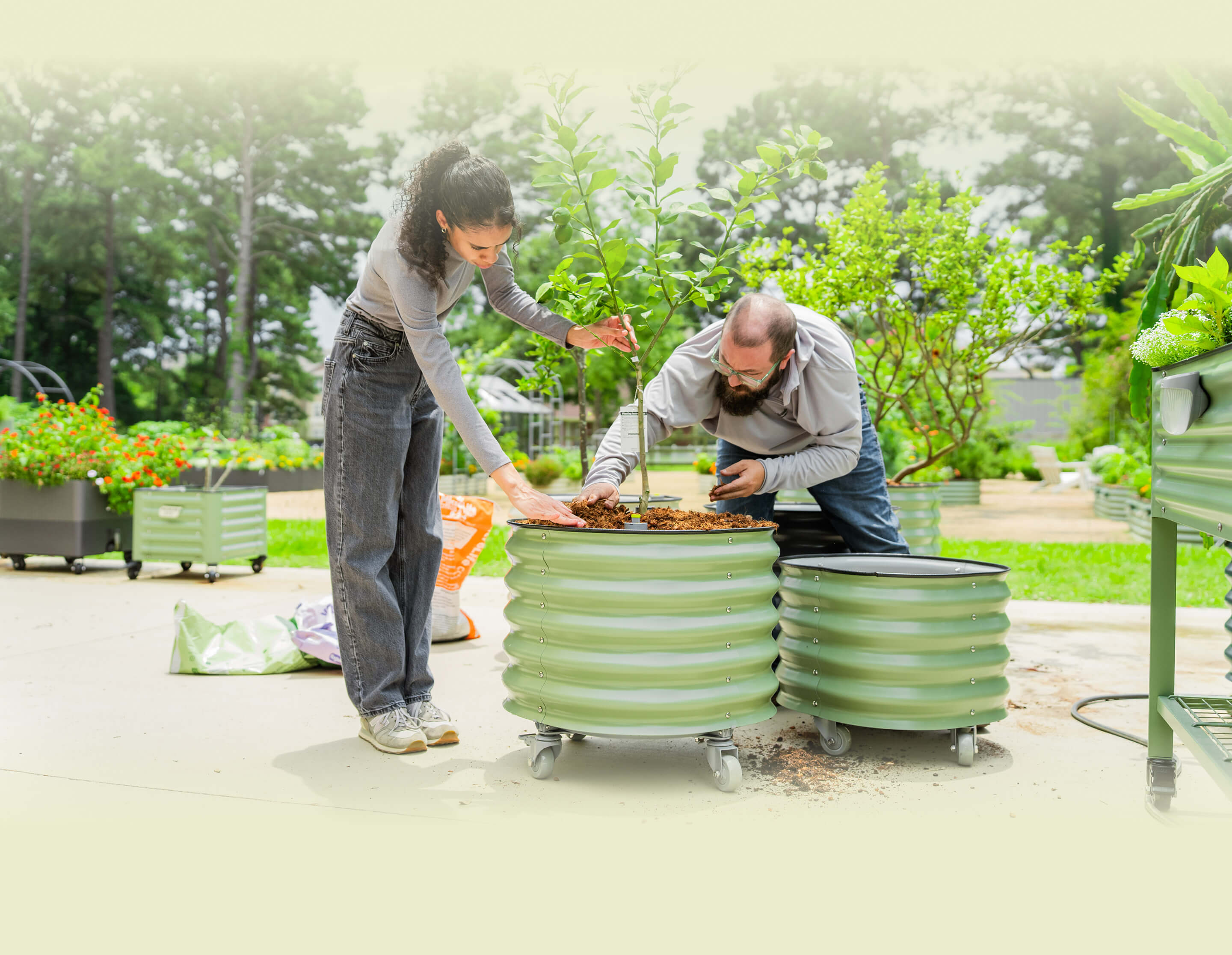 Self-Watering Rolling Citrus Tree Planter Gen 3 - 30 Gal | Vego Garden