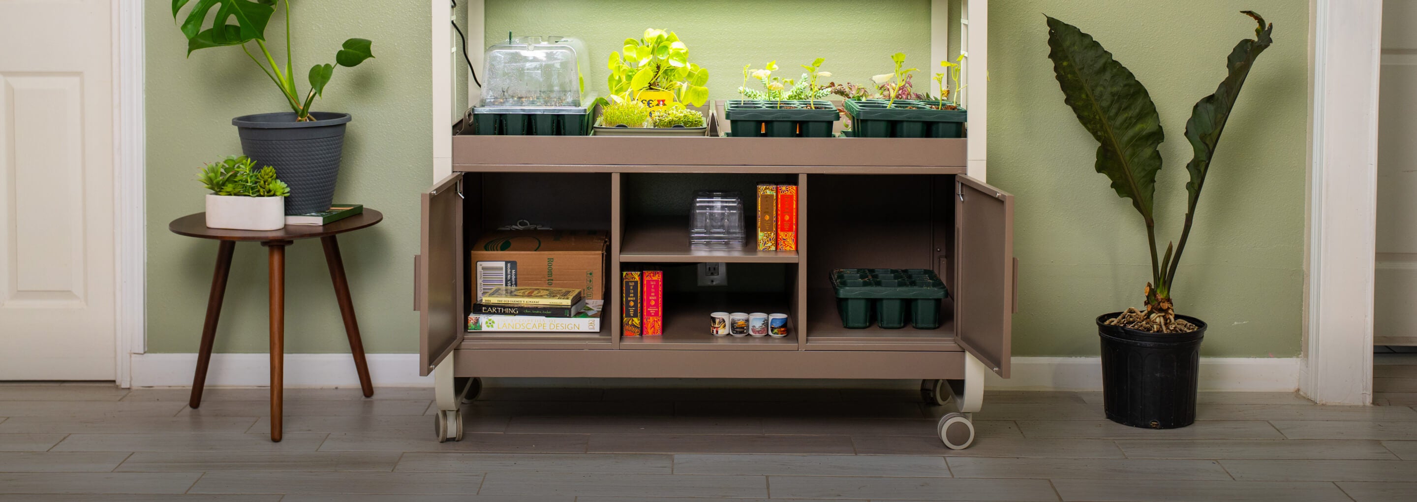 Ultimate Grow Light Garden with Storage | Vego Garden