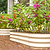 Vego Garden | 11" Tall 4 In 1 Modular Metal Raised Garden Bed Kit Pearl White